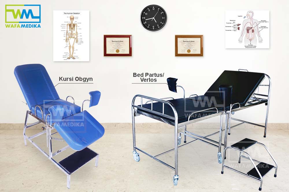 Perbedaan kursi obgyn Bkkbn dan Bed Pasien Partus / Verlos