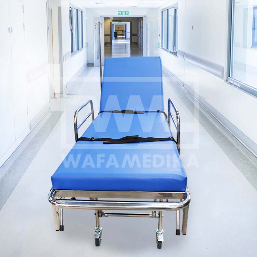 Brankar Ambulan atau Strecher Ambulan