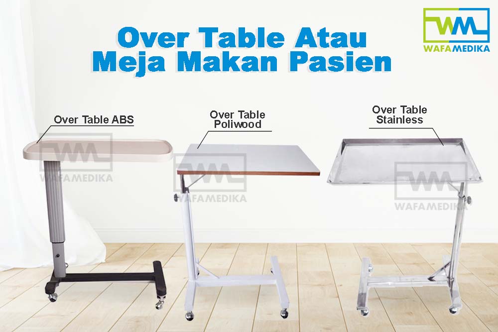Over Bed Table atau Meja Makan Pasien