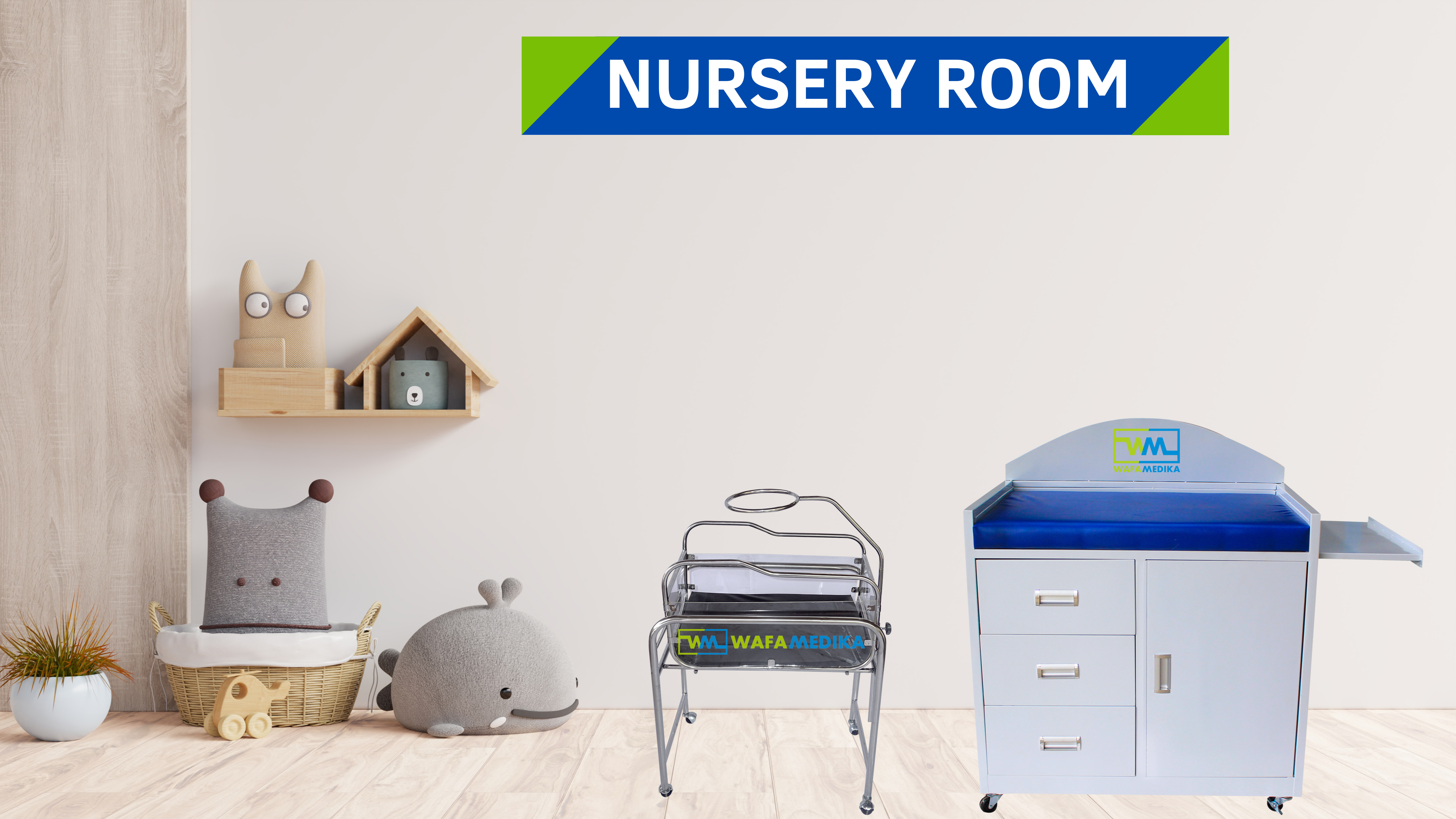 Perlengkapan nursery room di wafa medika