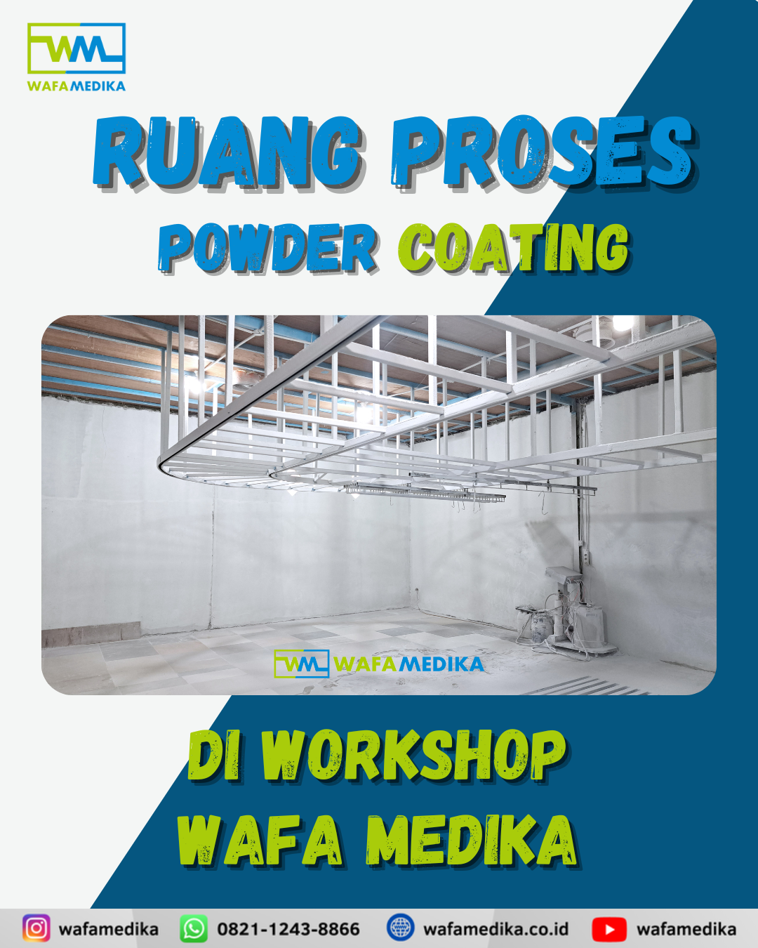 Tempat Proses Powder Coating Di wafa Medika