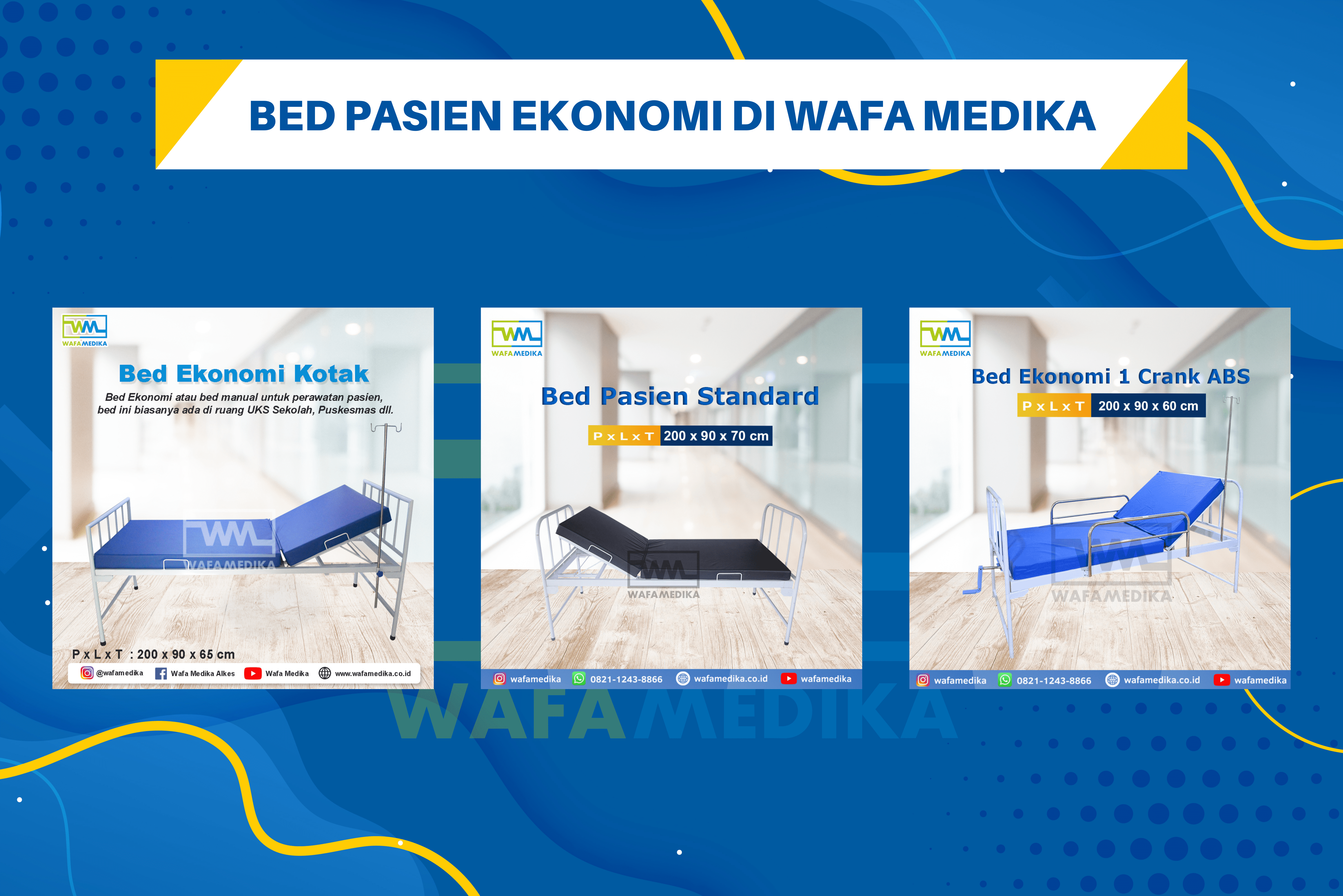 Bed Pasien Standard Ekonomi Di Wafa Medika