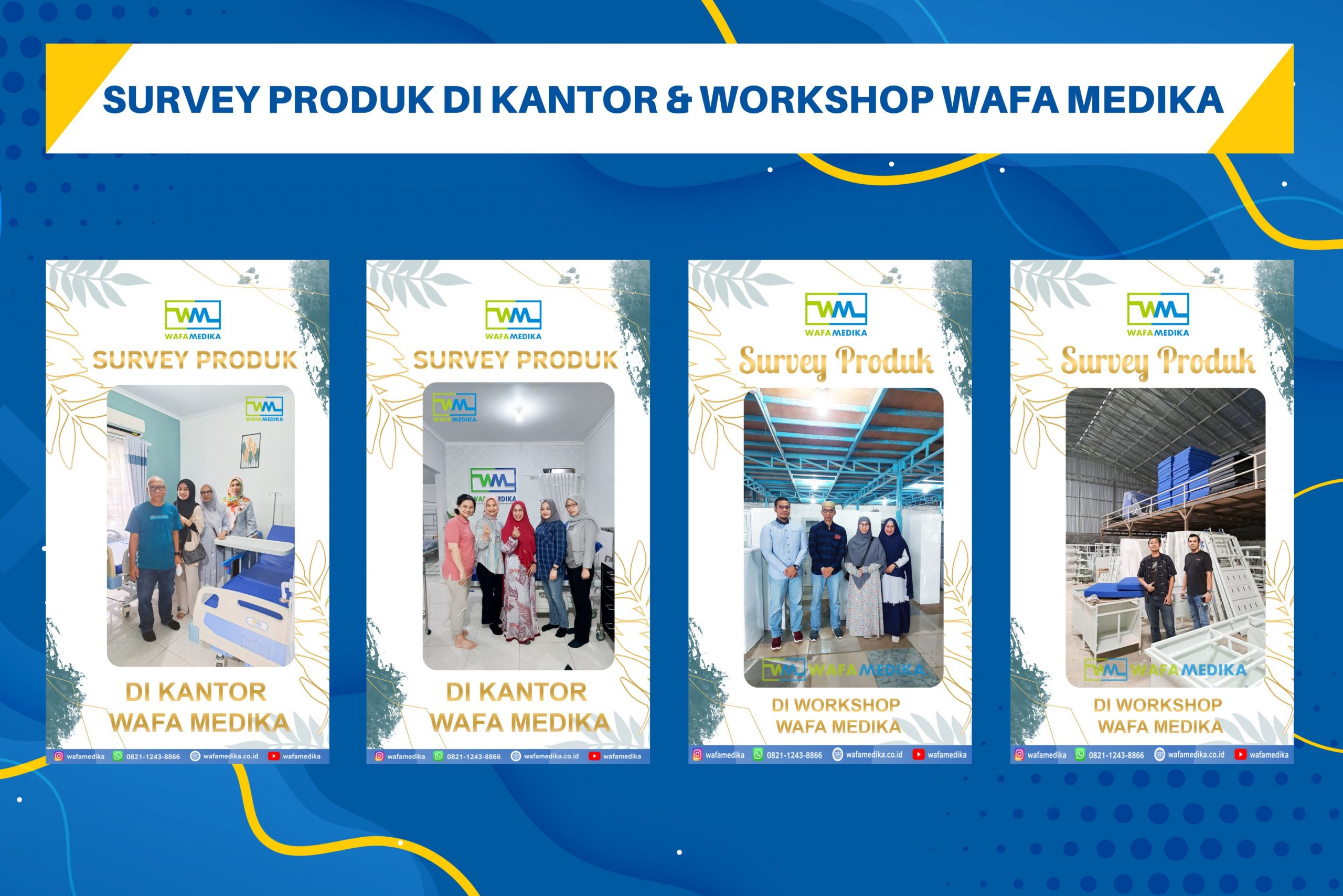 Survey produk furniture rumah sakit di kantor dan workshop wafa medika