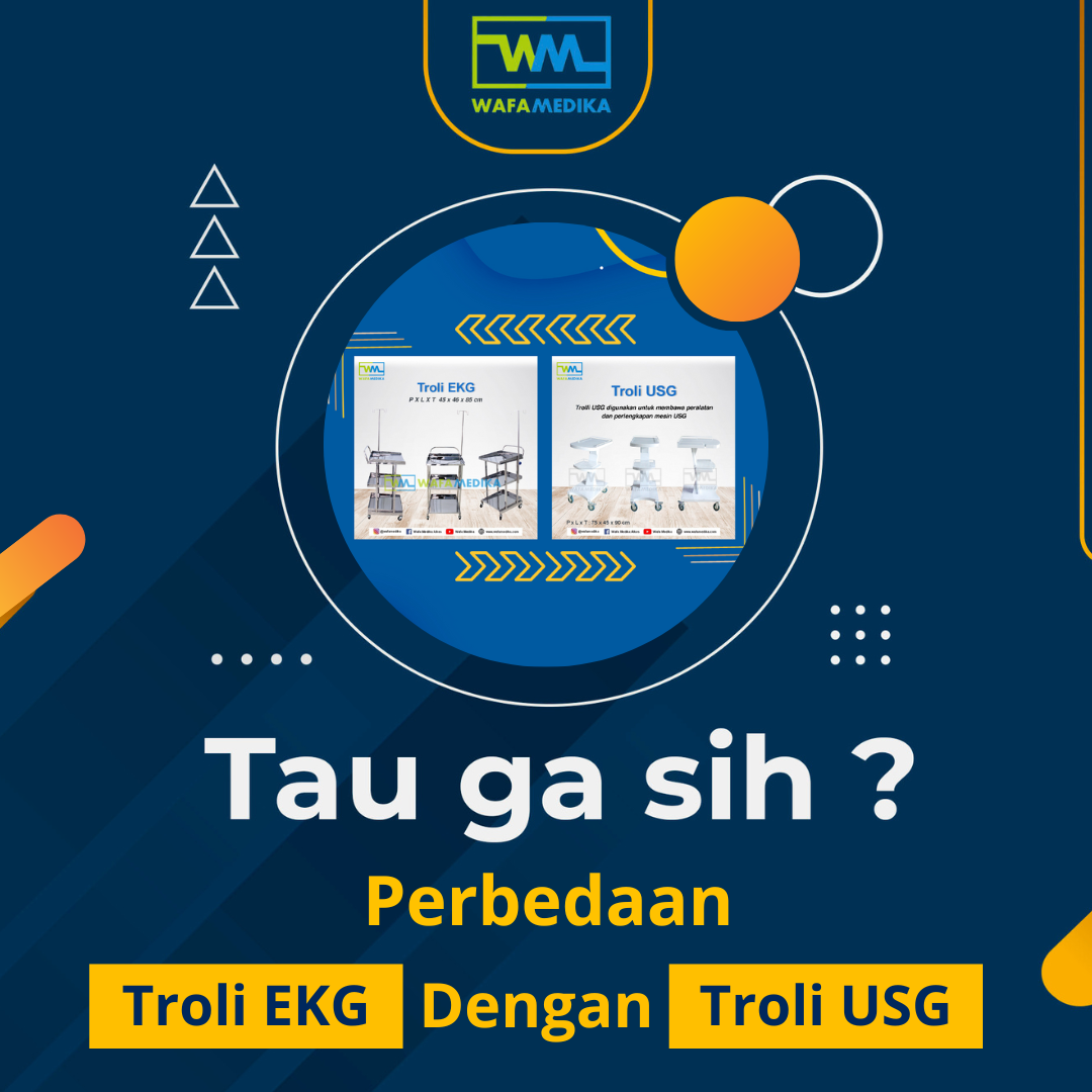 Tau gak sih, perbedaan troli usg dengan troli ekg