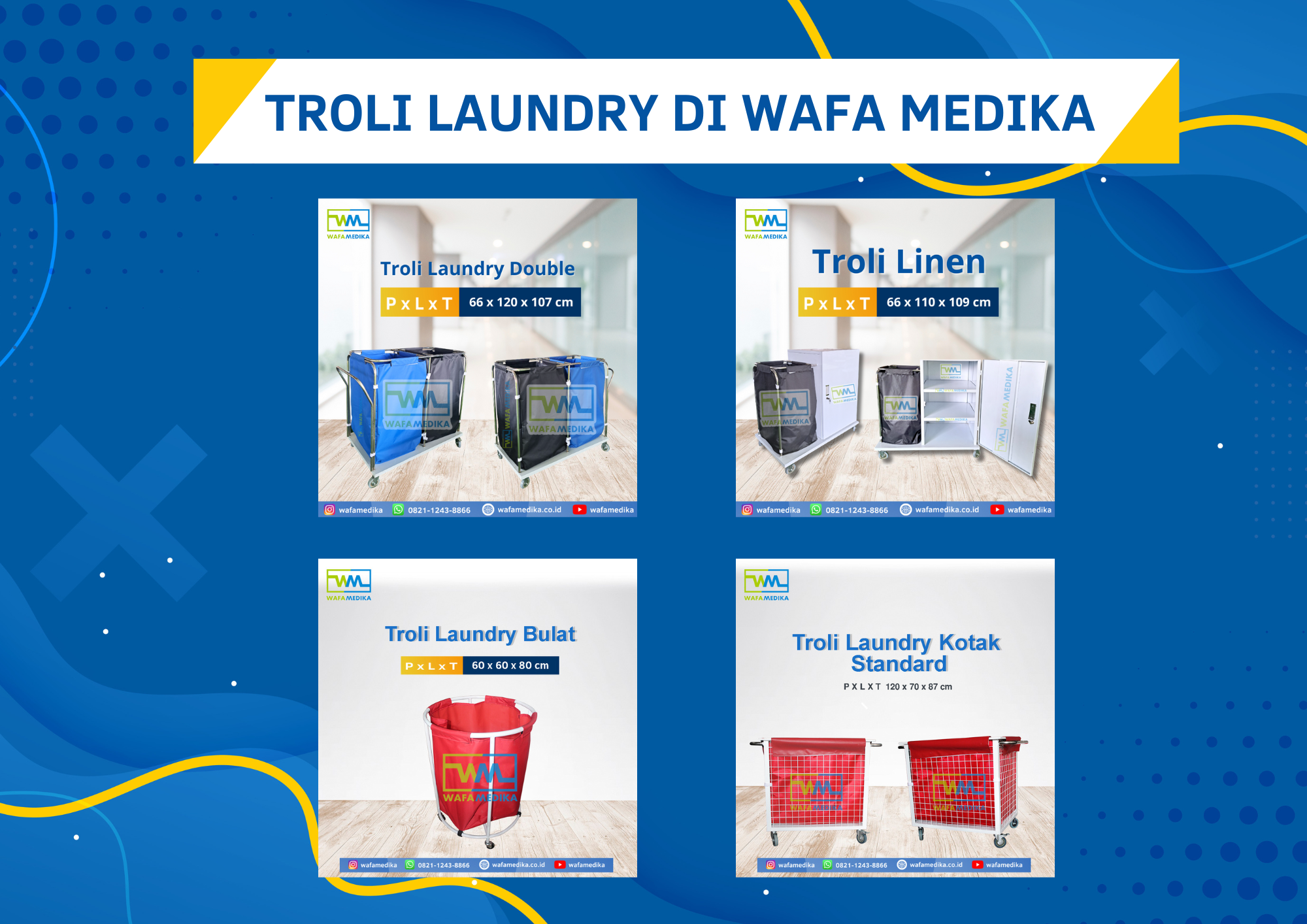 Tau Gak Sih? Troli Laundry Untuk Kebutuhan Rumah Sakit