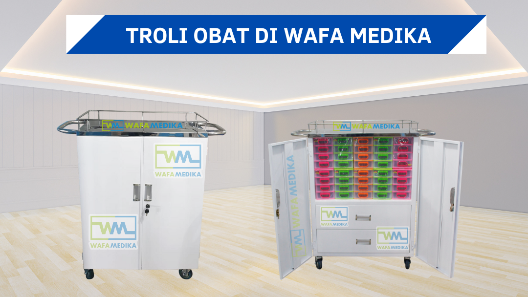 Solusi praktis untuk manajemen obat di Fasilitas kesehatan dengan troli obat