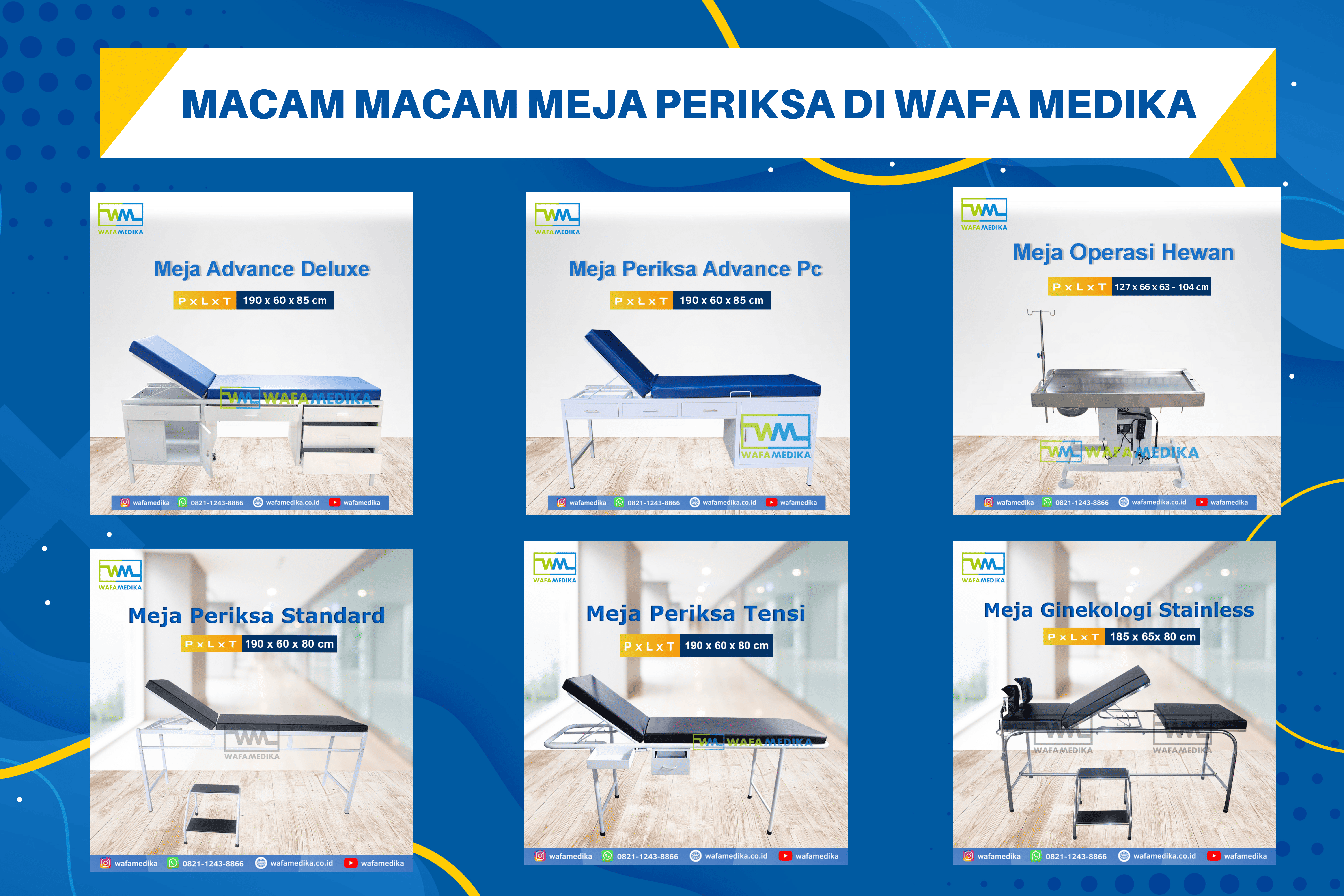 Peran penting meja periksa dalam dunia medis
