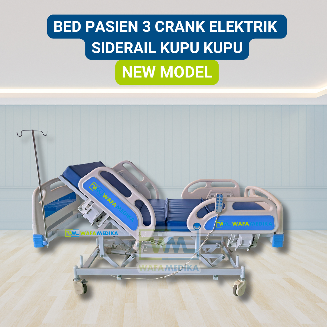 Bed pasien 3 crank sebagai solusi praktis perawatan di rumah sakit