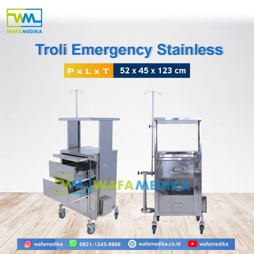 Macam-Macam Troli Rumah Sakit dan Fungsinya - Wafa Medika