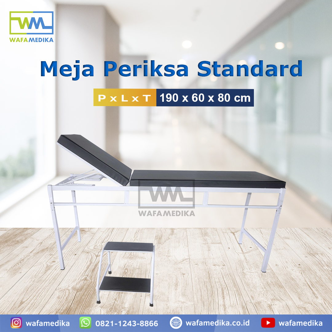 Meja periksa sebagai komponen penting dalam pelayanan medis