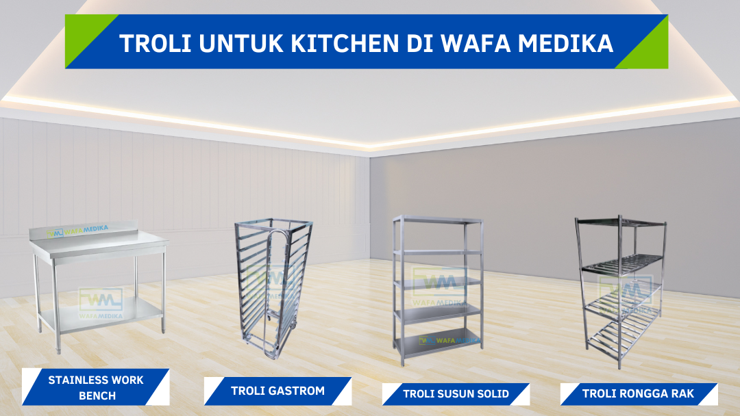 Tingkatkan higienitas dan produktivitas dapur mbg dengan meja dapur stainless steel