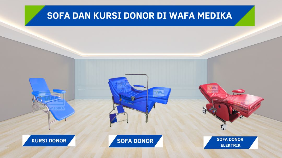 Fasilitas di ruang donor darah untuk menunjang kesehatan dan keselamatan