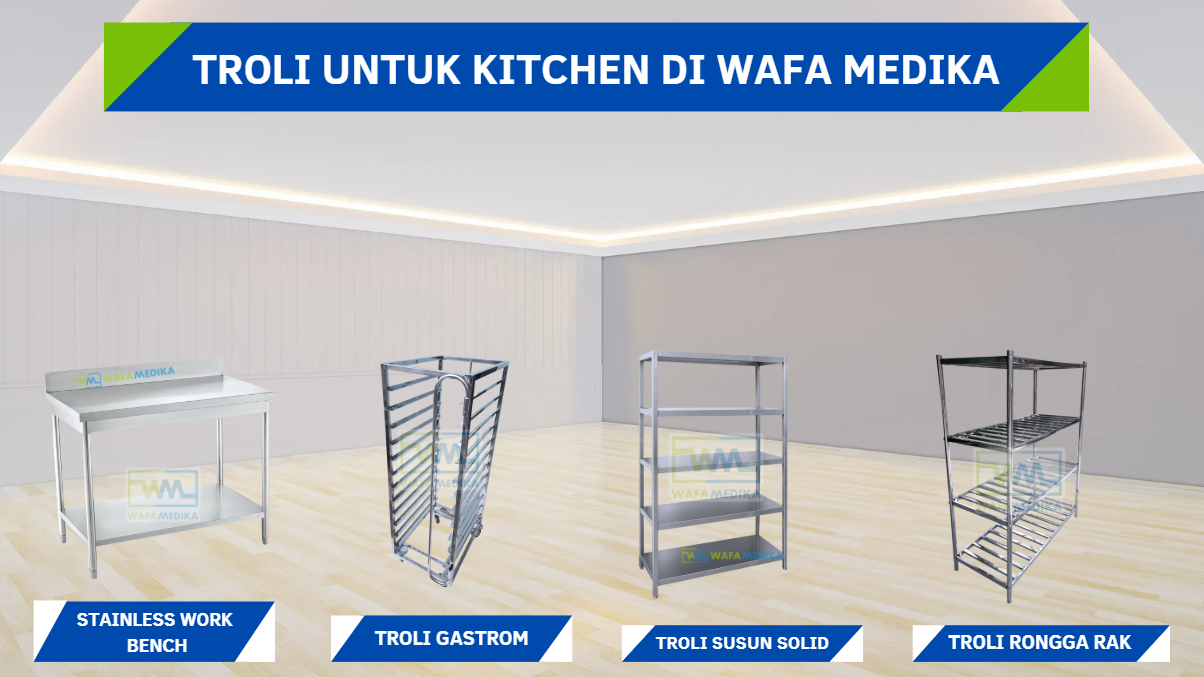 Ini Dia! Rekomendasi Troli  Yang Cocok Digunakan Untuk Resto, Cafe, Hotel, hingga Dapur MBG