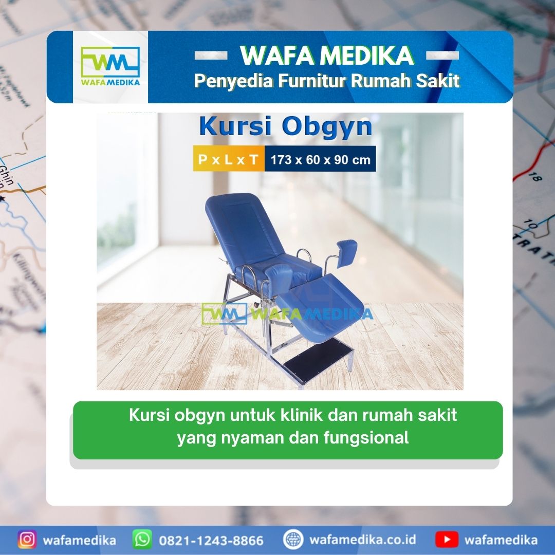 Kursi obgyn untuk klinik dan rumah sakit yang nyaman dan fungsional