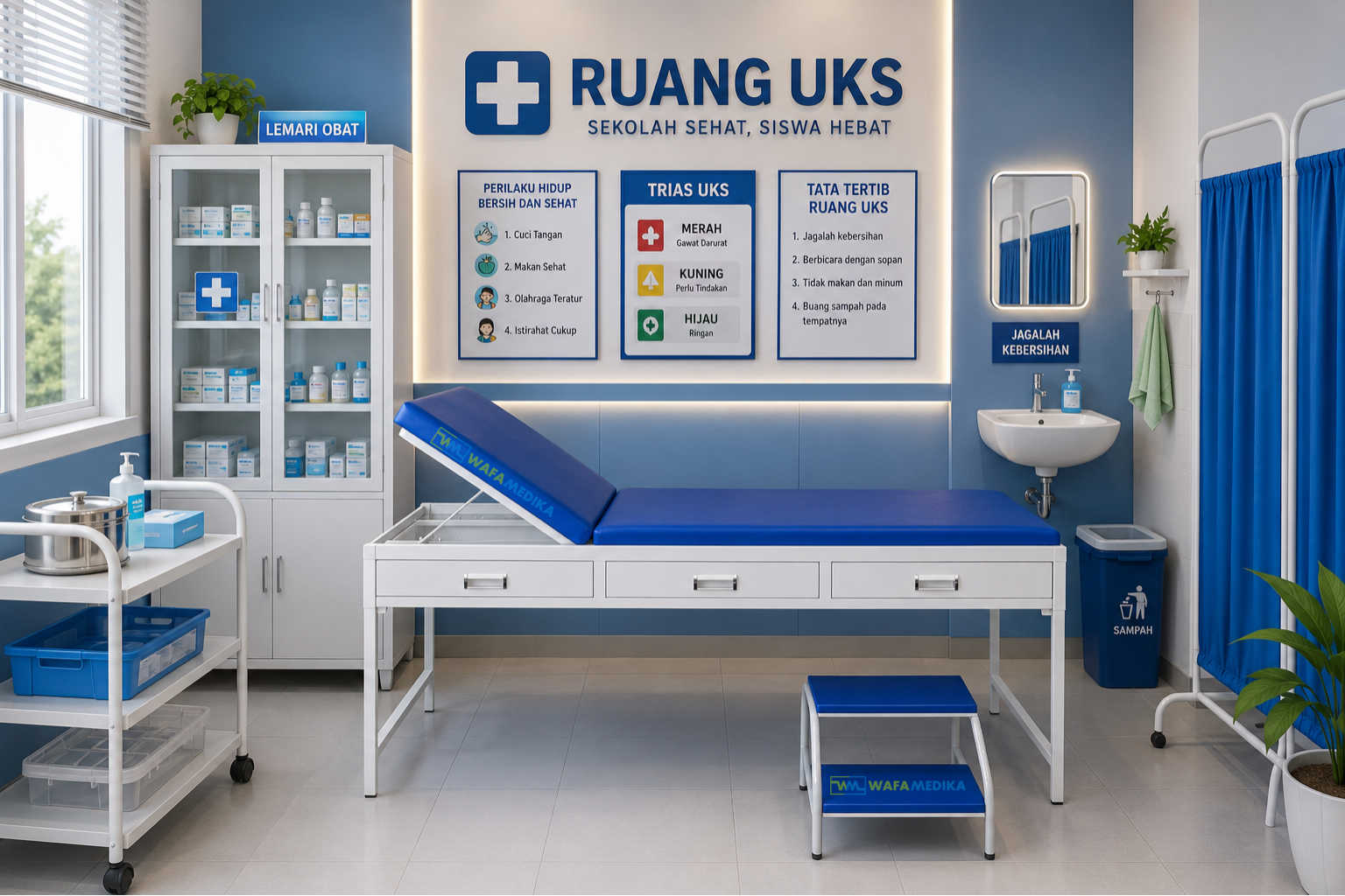 Bed UKS Praktis untuk Mendukung Perawatan Siswa di Sekolah